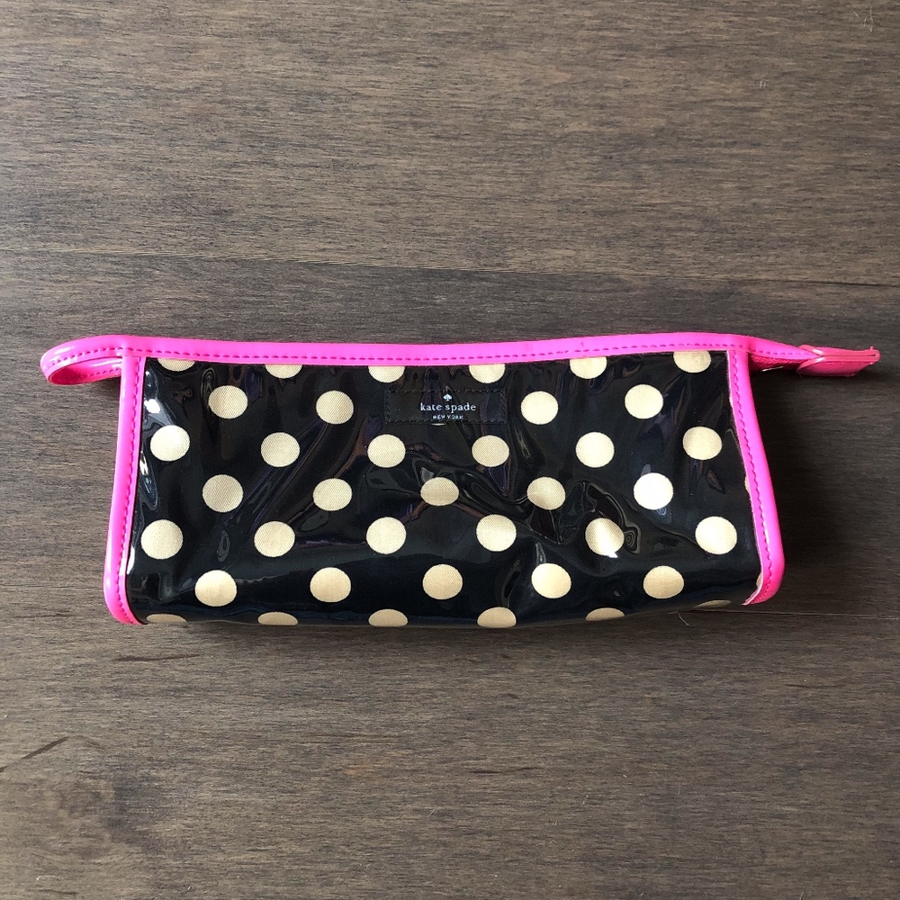 Kate Spade Polka Dot Cosmetic Bag - Small